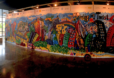 Dallas North Park Mall Mural